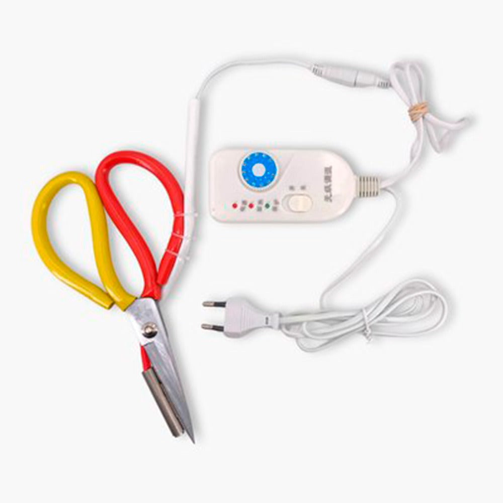 Tijeras eléctricas con regulador de temperatura