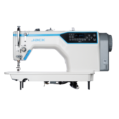 Jack JK-A4F-CHLQ-7 - Máquina de pespunte de 1 aguja cortahilos electrónica para géneros gruesos