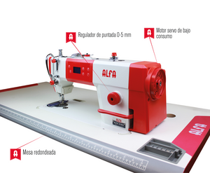 Alfa Industrial 1925- Máquina de coser de  puntada recta
