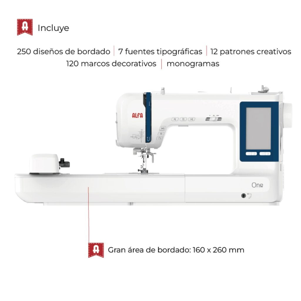 Máquina bordadora ALFA ONE