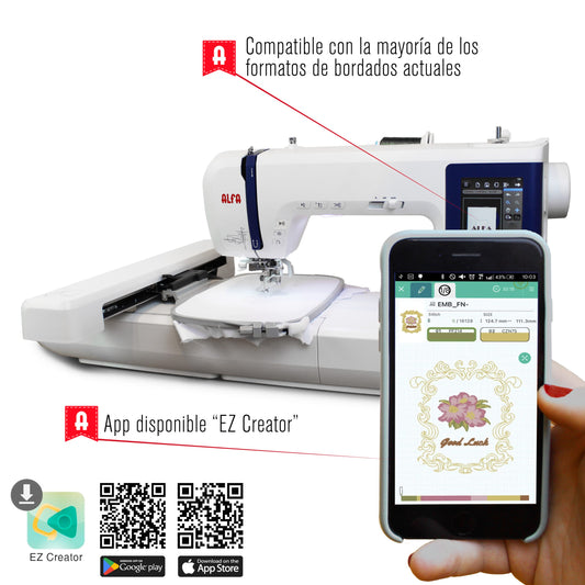 ALFA COMBO - Máquina de coser y bordar